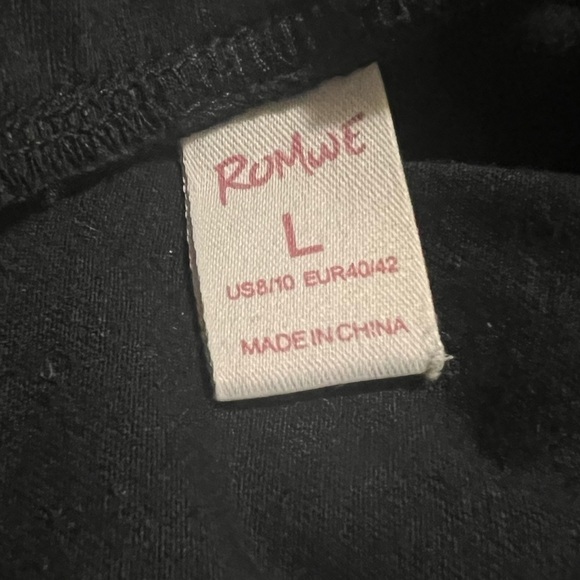 Romwe Large Graphic Tee Motorcycle Los Angeles Oversized Streetwear Bikercore - Picture 5 of 6